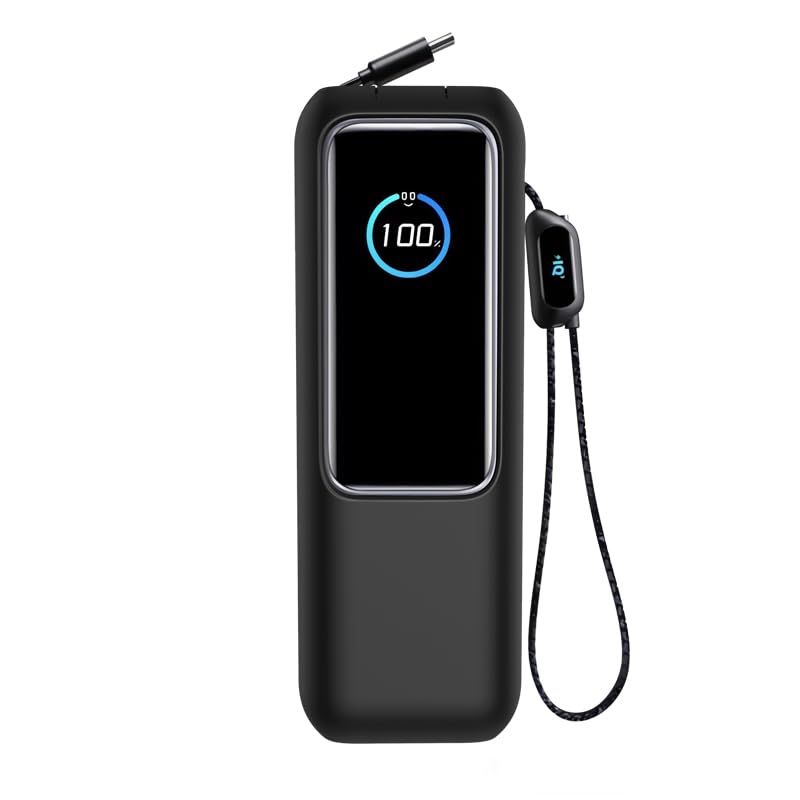 Amazon | For Anker Power Bank (25000mAh, Built-In & 巻取り式USB-C